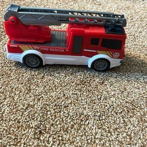 Dickie Toys Fire Rescue 6” red plastic vehicle
